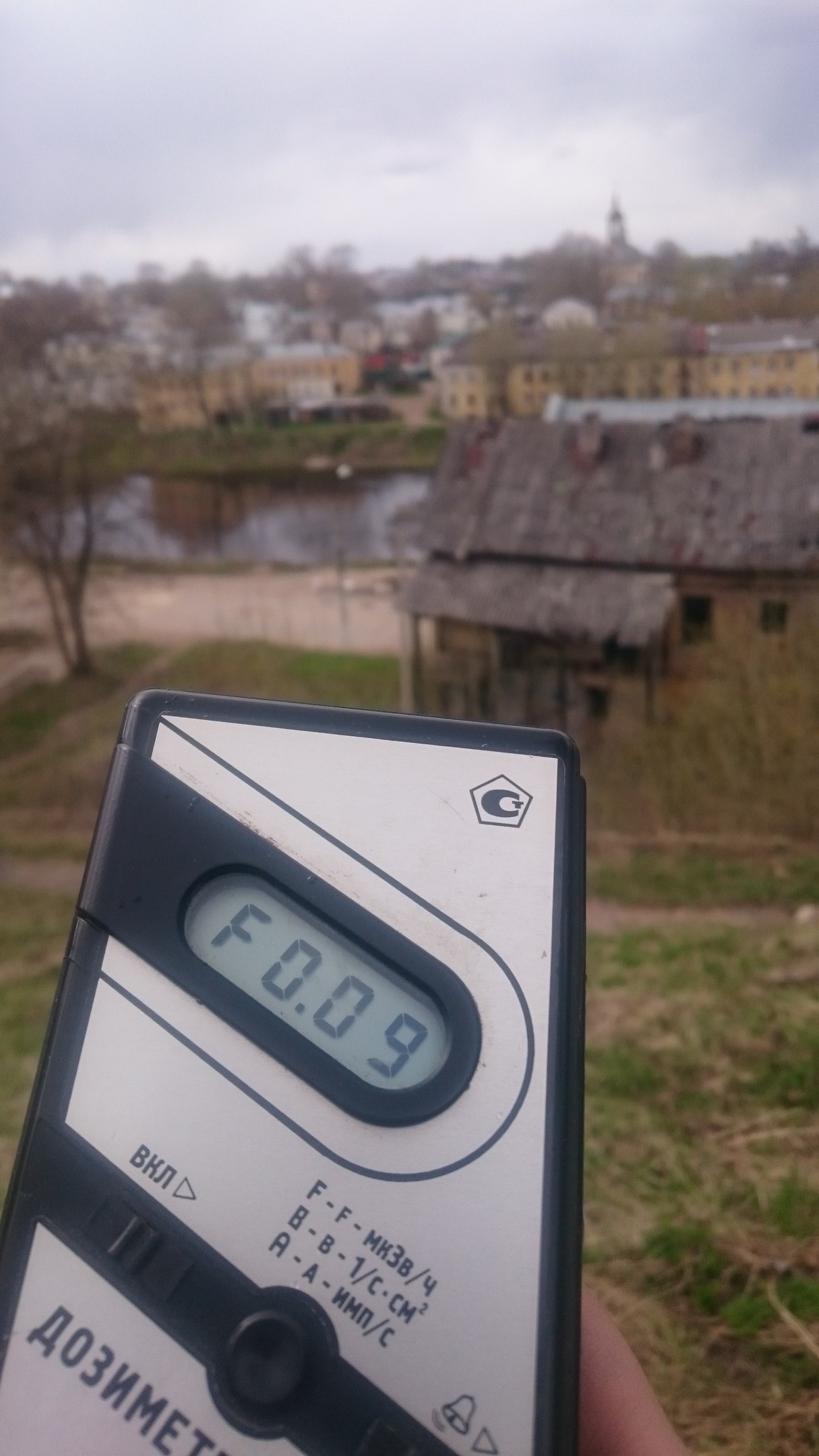 Точка измерения МЭД гамма-излучени в г. Торжок